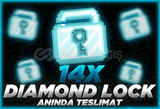 ⭐Growtopia 14X Diamond Lock [Anında Teslimat]