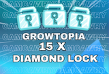 ⭐Growtopia 15X Diamond Lock [Anında Teslimat]