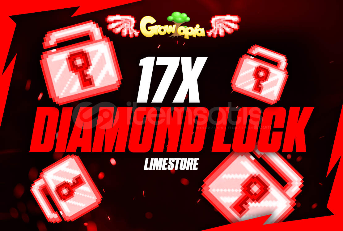 Growtopia 17 Diamond Lock ( 17 DL ) Growtopia 17 Diamond Lock ( 17 DL )