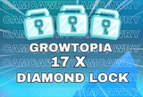 ⭐Growtopia 17X Diamond Lock [Anında Teslimat]