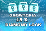 ⭐Growtopia 18X Diamond Lock [Anında Teslimat]