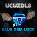 ????Growtopia 1x Blue Game Lock ????Growtopia 1x Blue Game Lock