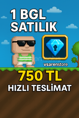 GROWTOPIA 1X BLUE GEM LOCK