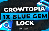 ✦ Growtopia 1x Blue Gem Lock Hızlı Teslim ✦