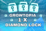 ⭐Growtopia 1X Diamond Lock [Anında Teslimat]