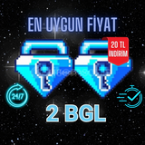 Growtopia 2 BLUE GEM LOCK ( 2 BGL ) ( İNDİRİM )