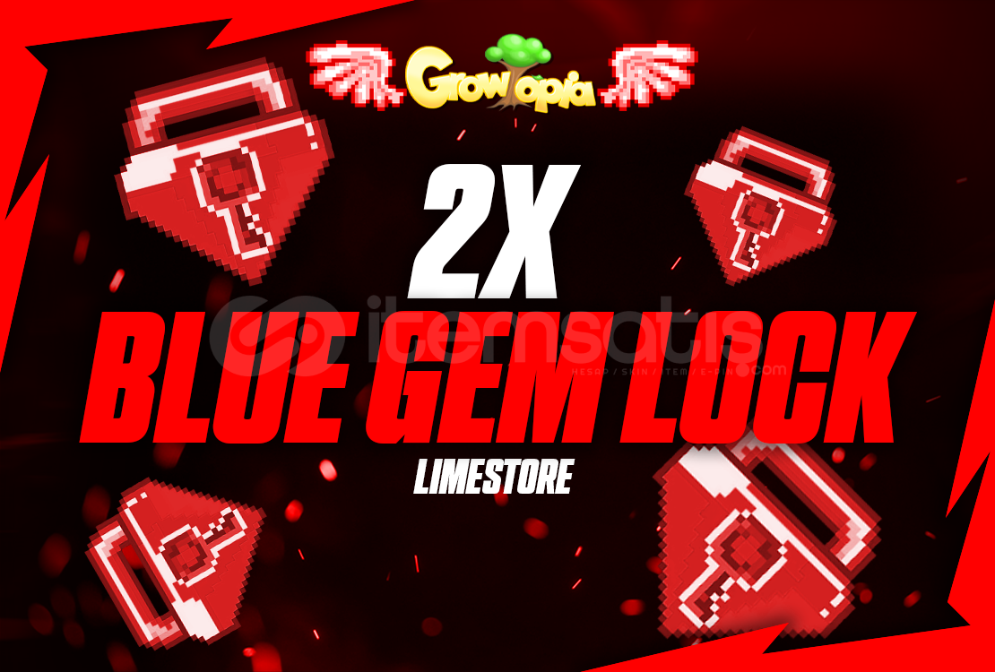 Growtopia 2 Blue Gem Lock ( 200 DL ) Growtopia 2 Blue Gem Lock ( 200 DL )