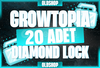 ⭐️Growtopia 20 Adet Diamond Lock | En Hızlısı