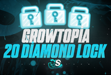 ⭐Growtopia 20 Diamond Lock ( 20 DL )