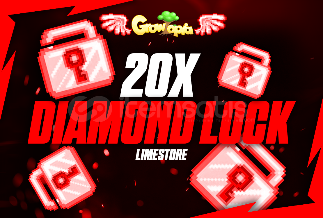 Growtopia 20 Diamond Lock ( 20 DL ) Growtopia 20 Diamond Lock ( 20 DL )