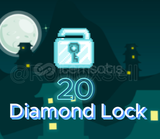 Growtopia 20 Diamond Lock