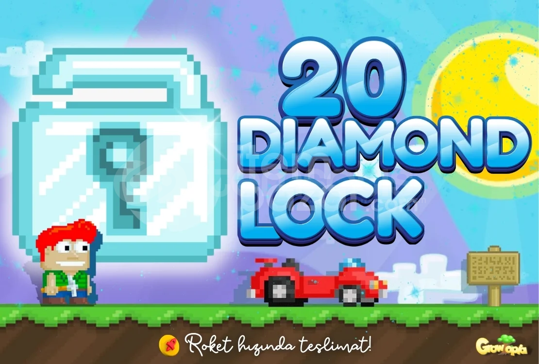 Growtopia 20 Diamond Lock | Anında Teslimat Growtopia 20 Diamond Lock | Anında Teslimat