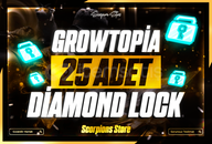 ⭐️Growtopia 25 Adet Diamond Lock+En İyisi