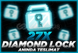 ⭐Growtopia 27X Diamond Lock [Anında Teslimat]