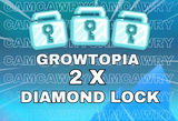 ⭐Growtopia 2X Diamond Lock [Anında Teslimat]