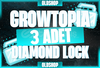 ⭐️Growtopia 3 Adet Diamond Lock | En Hızlısı