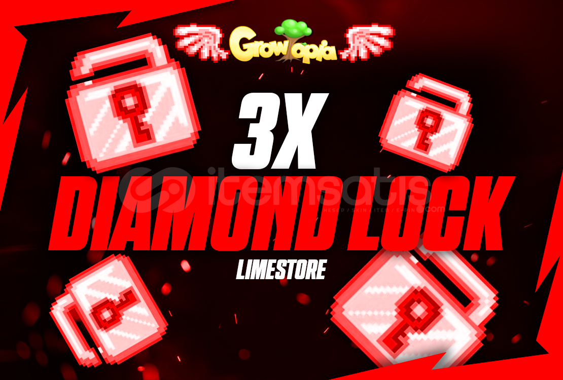 Growtopia 3 Diamond Lock ( 3 DL ) Growtopia 3 Diamond Lock ( 3 DL )
