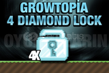 Growtopia 4 Diamond LOCK - HIZLI TESLİMAT