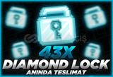 ⭐Growtopia 43X Diamond Lock [Anında Teslimat]