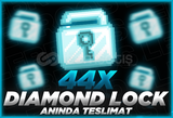 ⭐Growtopia 44X Diamond Lock [Anında Teslimat]