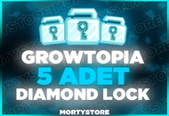 ⭐️Growtopia 5 Adet Diamond Lock⭐️