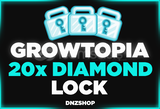 ⭐️Growtopia 20 Adet Diamond Lock⭐️