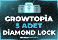 ⭐️Growtopia 5 Adet Diamond Lock⭐️