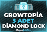 ⭐️Growtopia 5 Adet Diamond Lock⭐️