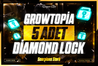⭐️Growtopia 5 Adet Diamond Lock+En İyisi