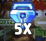 Growtopia 5 Blue Gem Lock