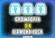 Growtopia 5 DIAMOND LOCK | OTO TESLİM