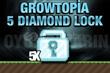 Growtopia 5 Diamond LOCK - HIZLI TESLİMAT