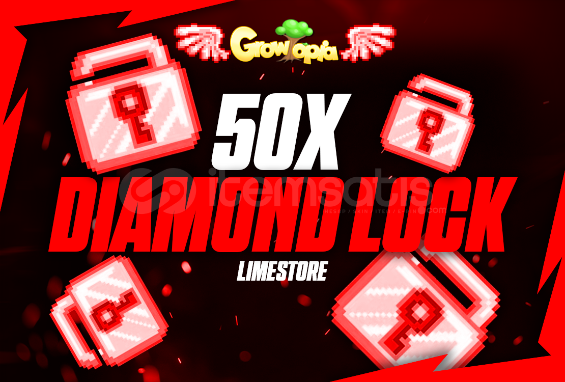 Growtopia 50 Diamond Lock ( 50 DL ) Growtopia 50 Diamond Lock ( 50 DL )
