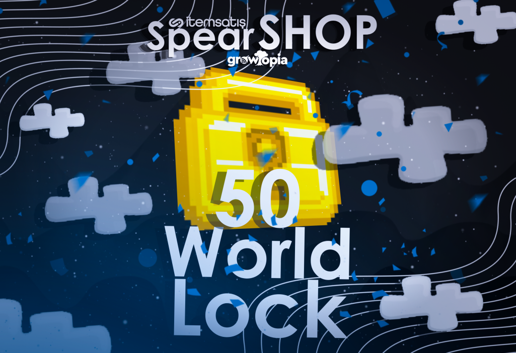 Growtopia 50 World Lock (ANINDA TESLİMAT)