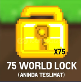 growtopia 75 worldlock (wl)