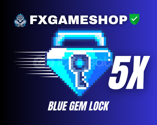 GROWTOPIA 5X ADET BLUE GEM LOCK (BGL) 7/24 GROWTOPIA 5X ADET BLUE GEM LOCK (BGL) 7/24