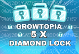 ⭐Growtopia 5X Diamond Lock [Anında Teslimat]