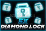 ⭐Growtopia 5X Diamond Lock [Anında Teslimat]