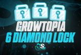 ⭐Growtopia 6 Diamond Lock ( 6 DL )