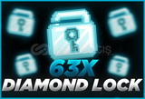 ⭐Growtopia 63X Diamond Lock [Anında Teslimat]