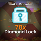 Growtopia 70 Diamond Lock ANINDA TESLİMAT