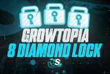 ⭐Growtopia 8 Diamond Lock ( 8 DL )