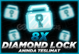 ⭐Growtopia 8X Diamond Lock [Anında Teslimat]