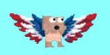 Growtopia American Eagle Wings Anında 