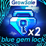 Growtopia Blue Gem Lock (2x) (EN HIZLI MAĞAZA)