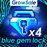 Growtopia Blue Gem Lock (4x) (EN HIZLI MAĞAZA)