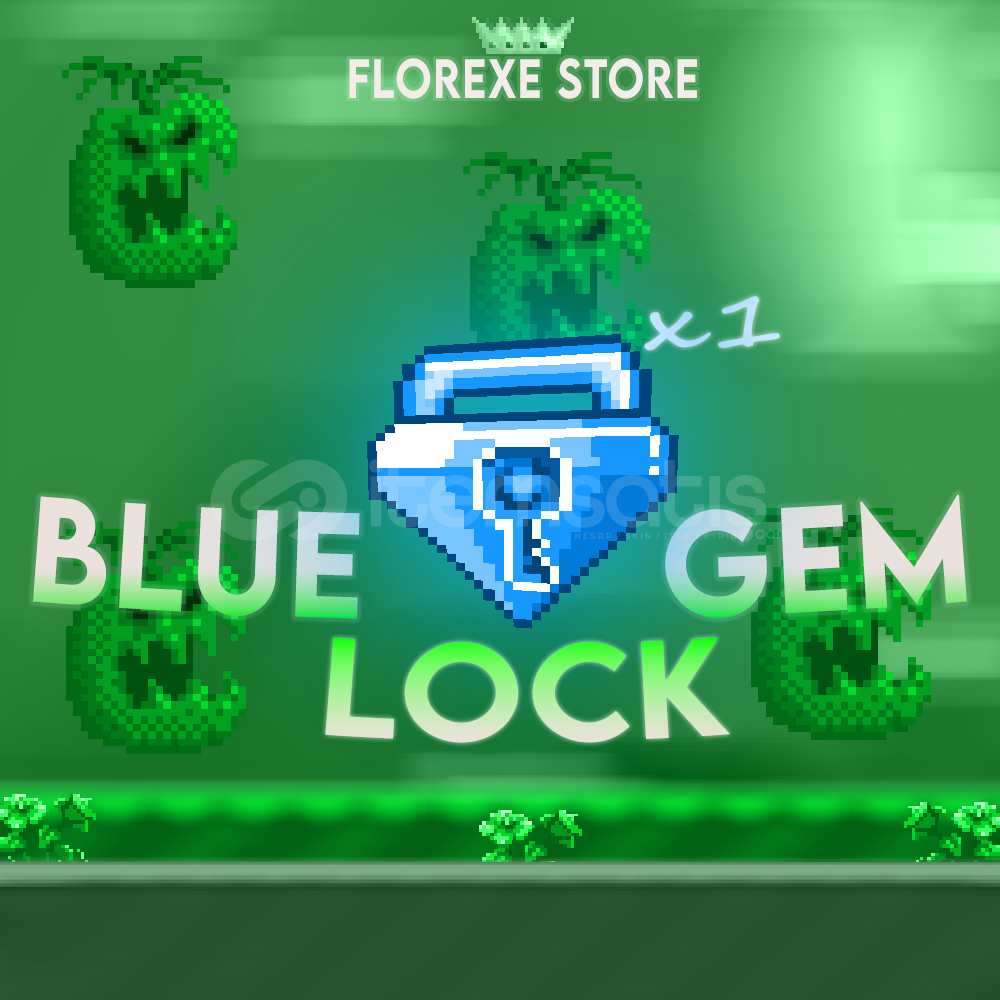 GROWTOPİA BLUE GEM LOCK (HIZLI TESLİMAT) GROWTOPİA BLUE GEM LOCK (HIZLI TESLİMAT)