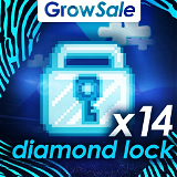 Growtopia Diamond Lock (14x) (EN HIZLI MAĞAZA)