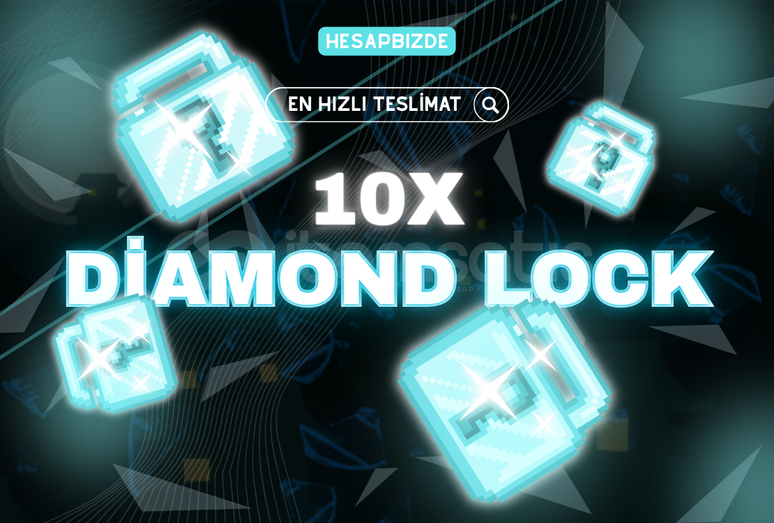 Growtopia Hızlı Teslimat 10x Diamond Lock Growtopia Hızlı Teslimat 10x Diamond Lock