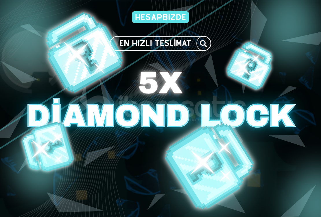 Growtopia Hızlı Teslimat 5x Diamond Lock Growtopia Hızlı Teslimat 5x Diamond Lock